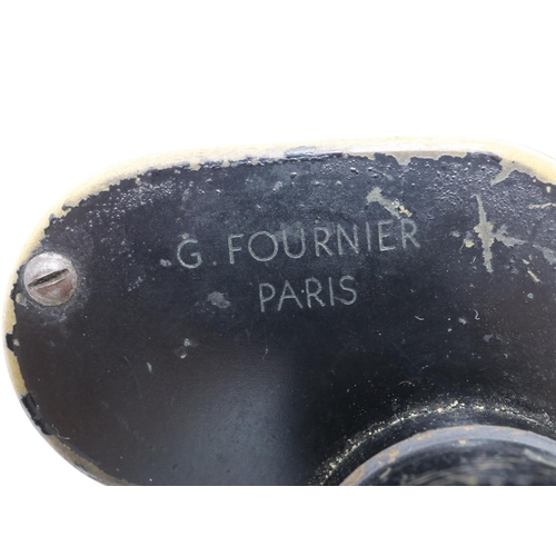 416 - A pair of French military binoculars. UK P&P Group 1 (£16+VAT for the first lot and £2+VAT for subse... 