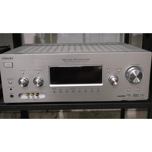 427 - Sony STR-DG910 Digital audio/video control centre amplifier, with HDMI video outputs. Tested and wor... 