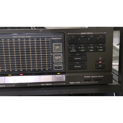 428 - Technics SH-8066 top of the range graphic equalizer. Tested and working. All electrical items in thi... 