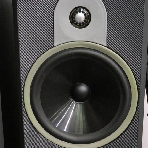 430 - Pair of Bowers and Wilkins DM 620 speakers, working at lotting. Not available for in-house P&P