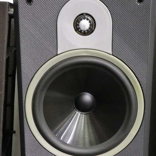 430 - Pair of Bowers and Wilkins DM 620 speakers, working at lotting. Not available for in-house P&P