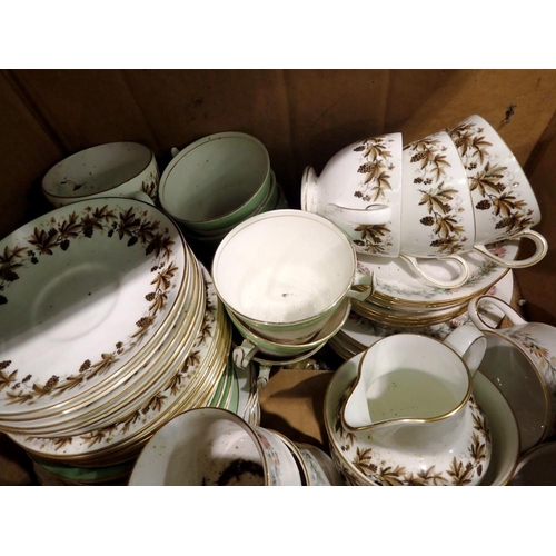 1031 - Two tea services to include Wedgwood and Paragon. Not available for in-house P&P