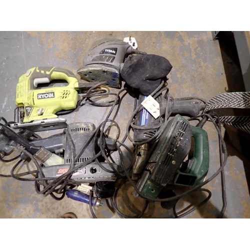 1708 - Bag of mixed power tools including Sealey. All electrical items in this lot have been PAT tested for... 