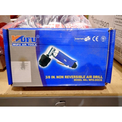 1709 - New unused wufu non reversible air drill. UK P&P Group 1 (£16+VAT for the first lot and £2+VAT for s... 