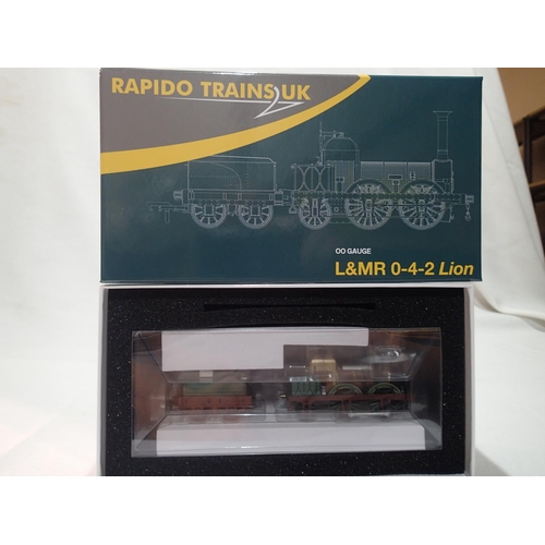 2001 - OO scale Rapido Trains 913001 Liverpool and Manchester Lion, 1930s era, new/boxed. UK P&P Group 1 (£... 