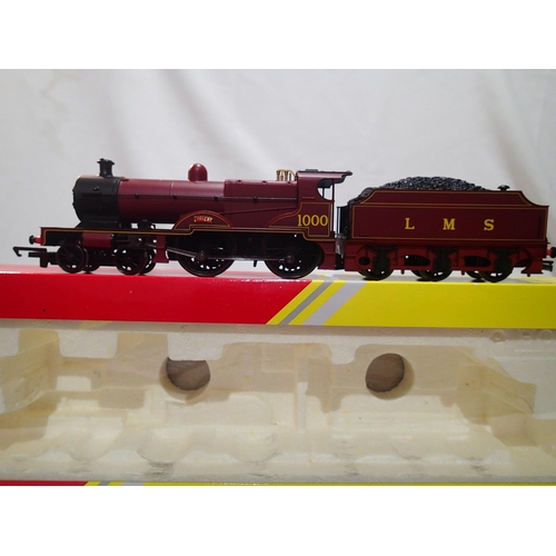 2033 - OO scale Hornby R3063, compound, LMS Maroon 1000, in excellent condition, but Robert nameplates fitt... 