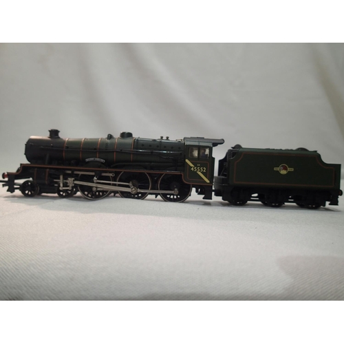 2063 - OO scale Bachmann Silver Jubilee 4552, Green, Late Crest in excellent condition, unboxed. UK P&P Gro... 