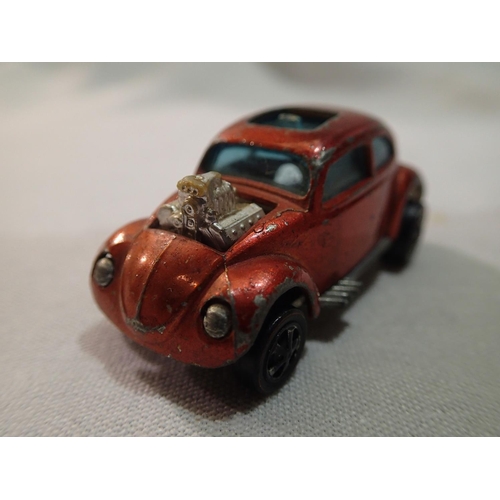 2226 - Hot Wheels Redline custom Volkswagen, circa 1967, Hong Kong with sliding sunroof, suspension working... 