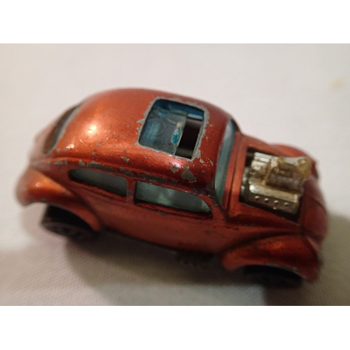 2226 - Hot Wheels Redline custom Volkswagen, circa 1967, Hong Kong with sliding sunroof, suspension working... 