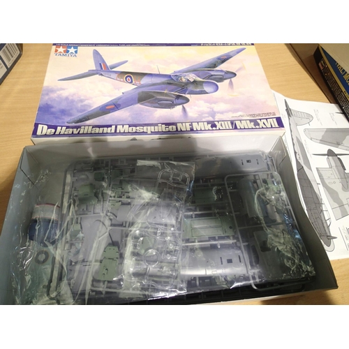 2295 - Eighteen started/part built 1/48 scale aircraft kits and one 1/24th scale, various stages of build, ... 