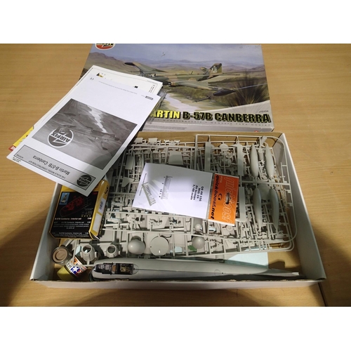 2295 - Eighteen started/part built 1/48 scale aircraft kits and one 1/24th scale, various stages of build, ... 