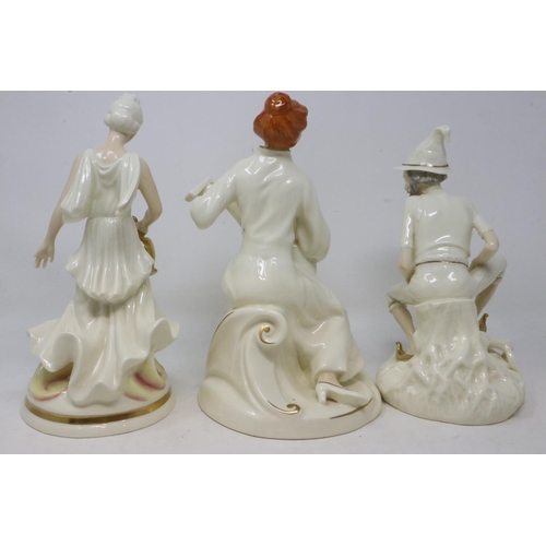 170 - Three Royal Doulton Enchantment series figurines, losses to one finger, largest H: 22 cm. UK P&P Gro... 