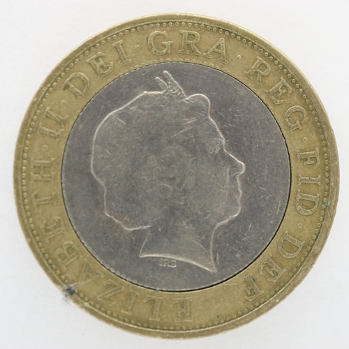 103 - Enamelled £2 coin: 1999. UK P&P Group 1 (£16+VAT for the first lot and £2+VAT for subsequent lots