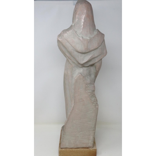 166 - Austin Productions sculpture of Moses and the Ten Commandments, H: 59 cm. UK P&P Group 3 (£30+VAT fo... 