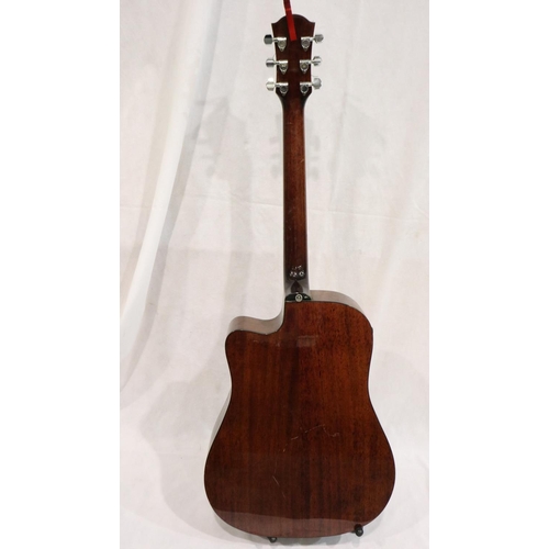 296 - Farida electro acoustic guitar D-21. Not available for in-house P&P