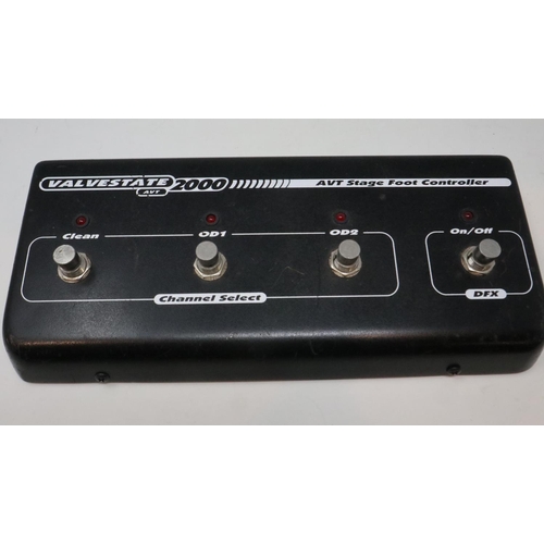 299 - Marshall Valvestate 2000 AVT stage foot controller. UK P&P Group 2 (£20+VAT for the first lot and £4... 