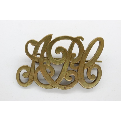 2262 - Victorian Army Pay Corps brass cap badge. UK P&P Group 1 (£16+VAT for the first lot and £2+VAT for s... 