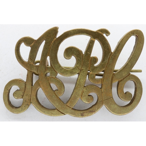 2262 - Victorian Army Pay Corps brass cap badge. UK P&P Group 1 (£16+VAT for the first lot and £2+VAT for s... 