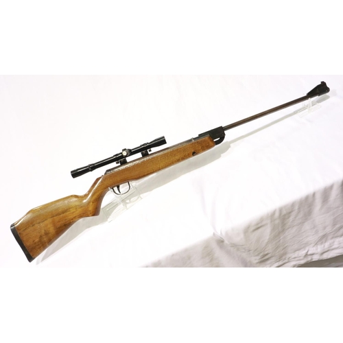 2006 - Webley Hawk .22 air rifle with scope. UK P&P Group 3 (£30+VAT for the first lot and £8+VAT for subse... 