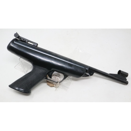 2010 - Rare BSA Scorpion .22 air pistol with cocking device, excellent condition and has recently had a ful... 