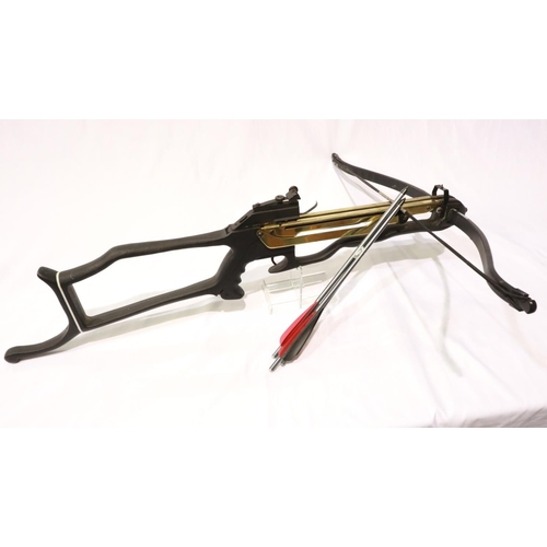 2028 - Barnett Commando high power crossbow with three bolts. Not available for in-house P&P