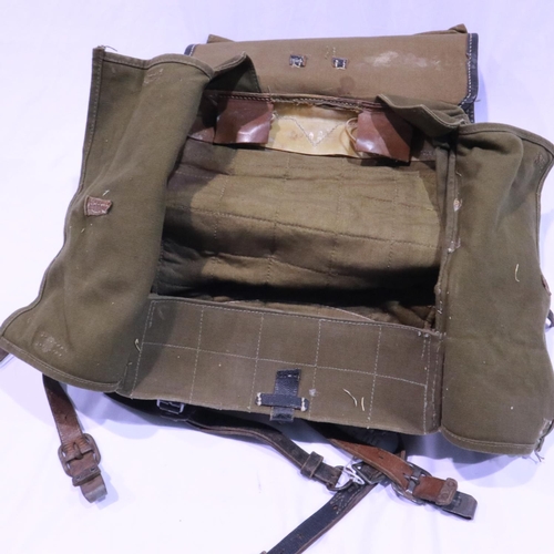 2094 - WWII German 1942 dated Tournister Pony backpack. These were favoured by the Hitler Youth. UK P&P Gro... 