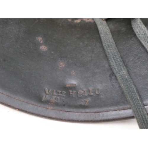 2130 - M1927 Irish Free State helmet, made by Vickers Ltd, visible makers stamp and serial no. UK P&P Group... 