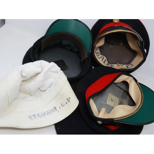 2133 - Mixed British military parade caps etc. UK P&P Group 3 (£30+VAT for the first lot and £8+VAT for sub... 