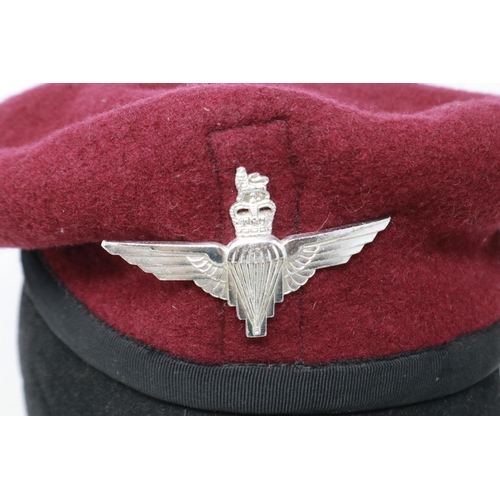 2135 - British post-war Parachute Regiment beret, size 55. UK P&P Group 2 (£20+VAT for the first lot and £4... 