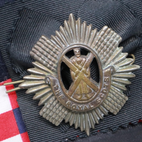 2148 - Two Scottish regiment badged glengarrys and a further example (with damages), (3). UK P&P Group 2 (£... 