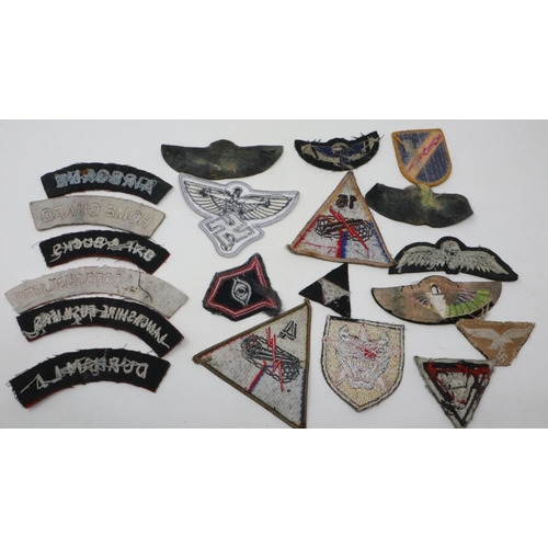 2157 - Twenty military cloth patches. UK P&P Group 1 (£16+VAT for the first lot and £2+VAT for subsequent l... 