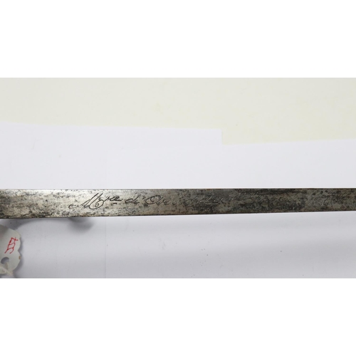 2198 - WWI French Gras Bayonet and steel scabbard. UK P&P Group 2 (£20+VAT for the first lot and £4+VAT for... 