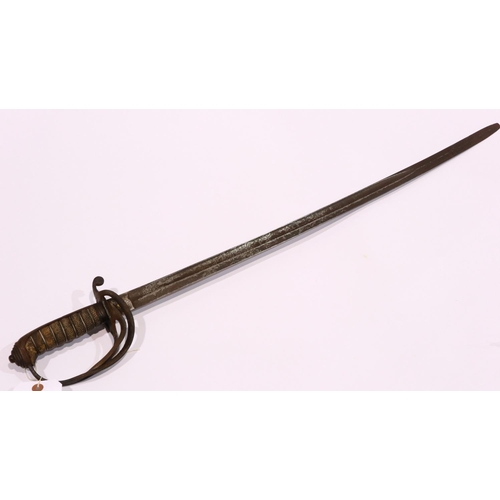 2202 - Victorian presentation sword with silver wired shagreen grip, inscribed 1st prize sword exercise won... 