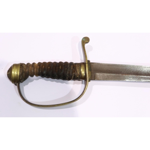 2211 - A Victorian constabulary sword, in semi-relic condition. UK P&P Group 3 (£30+VAT for the first lot a... 