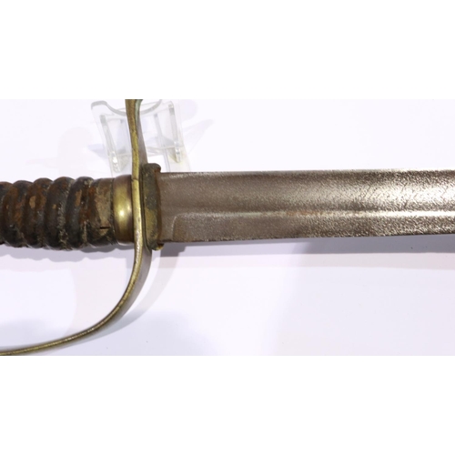 2211 - A Victorian constabulary sword, in semi-relic condition. UK P&P Group 3 (£30+VAT for the first lot a... 