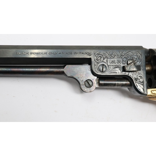 2230 - 1851 Navy Colt deluxe fully engraved deactivated 2003 with certificate. UK P&P Group 2 (£20+VAT for ... 