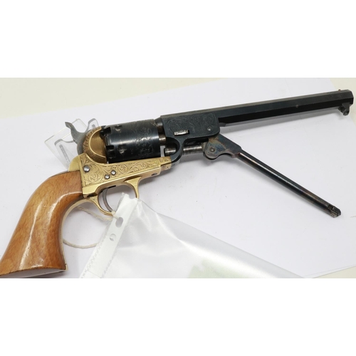 2230 - 1851 Navy Colt deluxe fully engraved deactivated 2003 with certificate. UK P&P Group 2 (£20+VAT for ... 