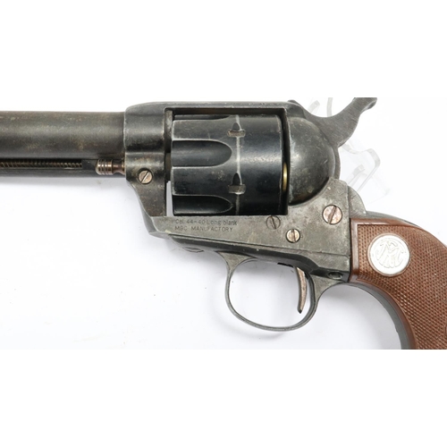 2234 - MGC long-blank firing revolver, with leather holster. UK P&P Group 2 (£20+VAT for the first lot and ... 