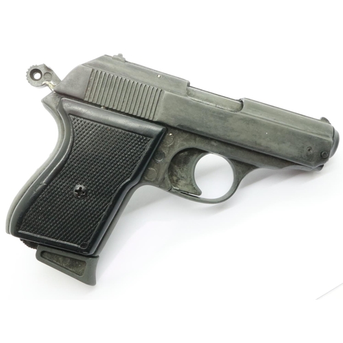 2241 - Bruni 8mm PAK blank firing pistol, PPk style (Grip damaged). UK P&P Group 2 (£20+VAT for the first l... 