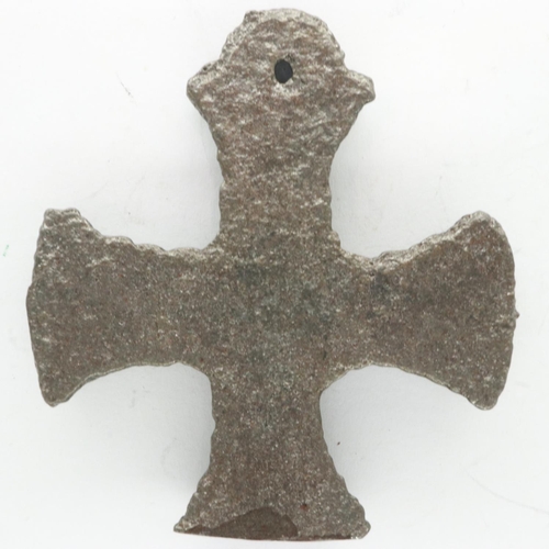 2280 - British WWI trench-cast Valour cross. These examples were cast from recovered shrapnel. UK P&P Group... 