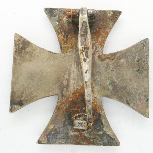 2286 - A German WWII Iron Cross, the tapered pin numbered 113. UK P&P Group 1 (£16+VAT for the first lot an... 