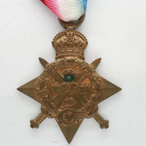 2310 - WWI Mons star to 4386 Bearer Fateh Shah, 4th Company Army Bearer Corps. UK P&P Group 1 (£16+VAT for ... 