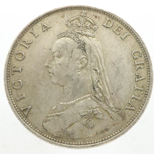 156 - 1887 silver florin of Queen Victoria, gVF. UK P&P Group 0 (£6+VAT for the first lot and £1+VAT for s... 