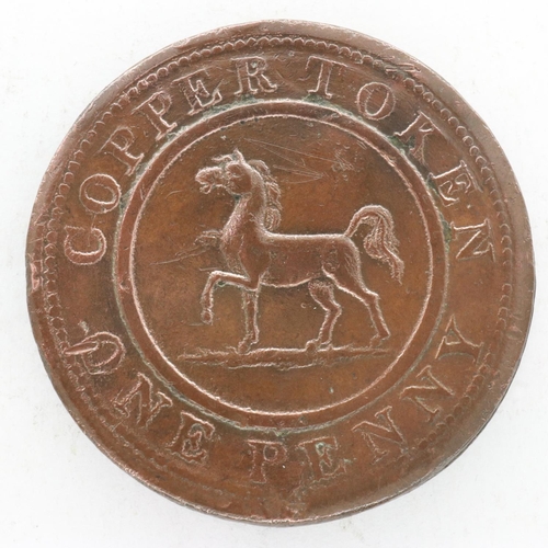 158 - 1812 penny token: Birmingham & South Wales. UK P&P Group 0 (£6+VAT for the first lot and £1+VAT for ... 