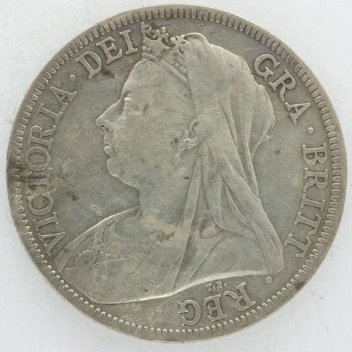 161 - 1895 silver half crown of Queen Victoria, aVF. UK P&P Group 0 (£6+VAT for the first lot and £1+VAT f... 