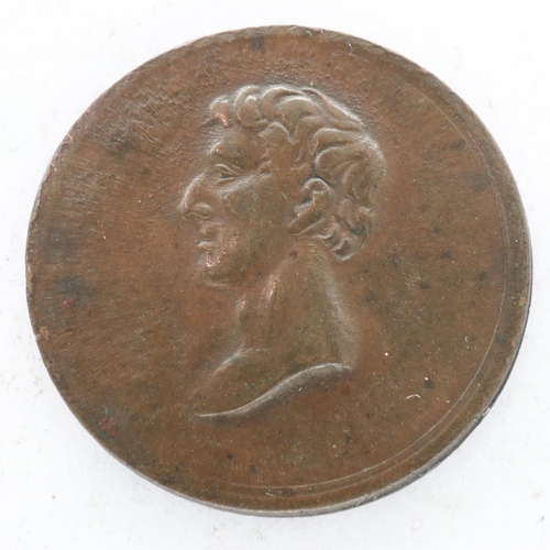 171 - 18th century British Copper Company, Brutus. UK P&P Group 0 (£6+VAT for the first lot and £1+VAT for... 