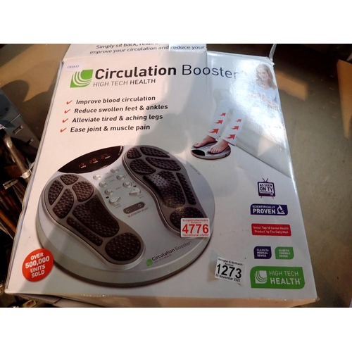 1273 - Boxed circulation booster appears unused. Not available for in-house P&P