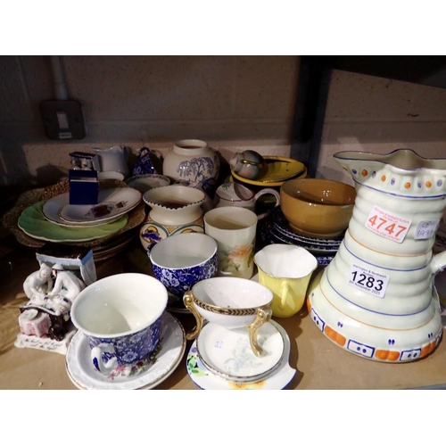 1283 - Quantity of mixed ceramics. Not available for in-house P&P