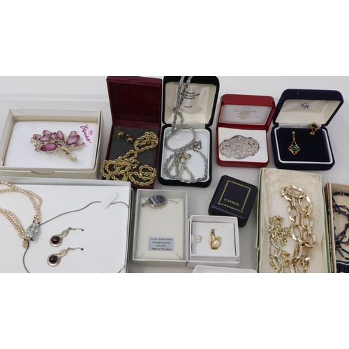 96 - Mixed boxed costume jewellery. UK P&P Group 2 (£20+VAT for the first lot and £4+VAT for subsequent l... 