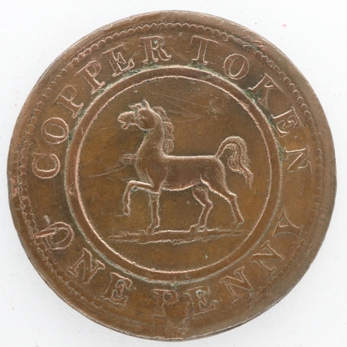 158 - 1812 penny token: Birmingham & South Wales. UK P&P Group 0 (£6+VAT for the first lot and £1+VAT for ... 